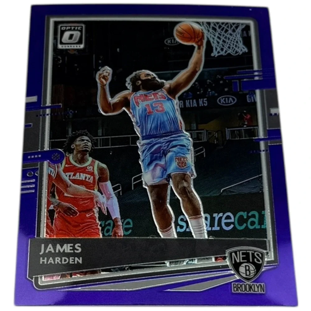 2020 2021 Panini Donruss Optic Prizm James Harden Brooklyn Nets Basketball 154